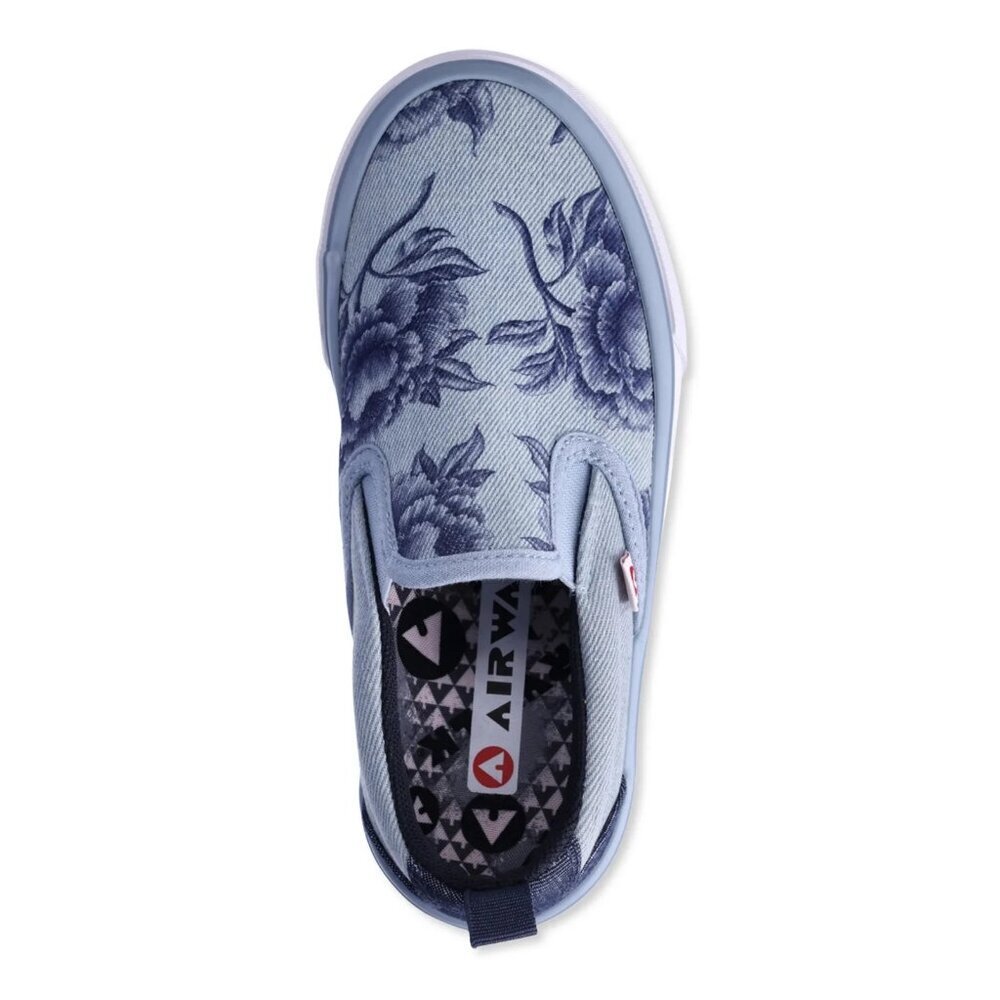 Airwalk Girls Slip-On Twin Gore Skate Shoes, Size 3, Slip-On, Round Toe Demin - Picture 5 of 5